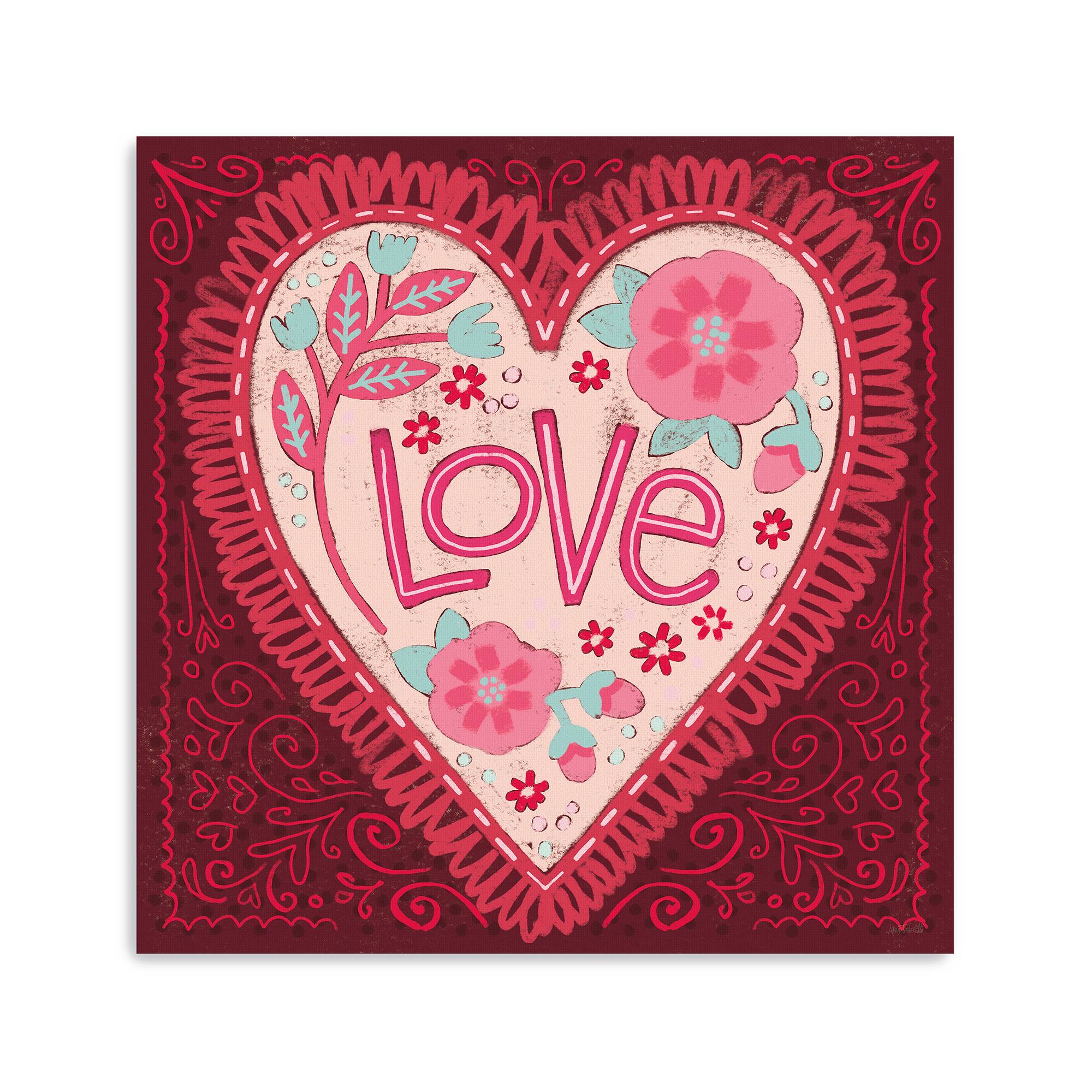 Sweet Hearts III Canvas Giclée Art